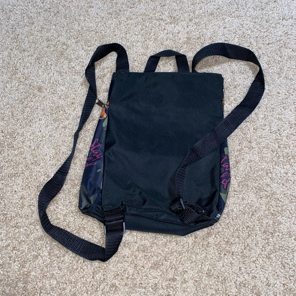 Nylon Mini Backpack With Adjustable Straps - image 2